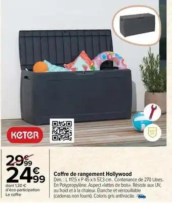 Hollywood - coffre de rangement