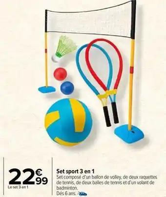 Set sport 3 en 1