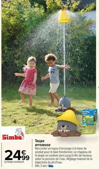 Simba - taupe arroseuse