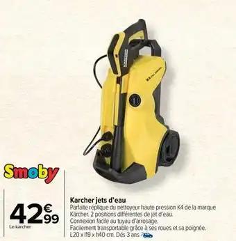 Smoby - karcher jets d'eau