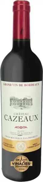CHÂTEAU CAZEAUX A.O.P. Blaye côtes de Bordeaux