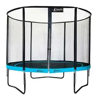 Trampoline de jardin rond 305 cm + filet de sécurité | PUNCHI Bleu 300