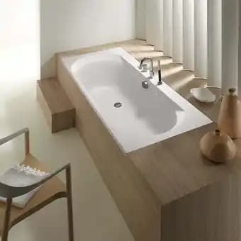 Baignoire droite JACOB DELAFON Elise deux places + pare bain 170 X 75