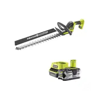 Pack RYOBI Taille-haies 18V One+ Brushless LINEA 45 cm RY18HT45A-0 - 1 Batterie 4.0Ah - 1 Chargeur rapide RC18120-140