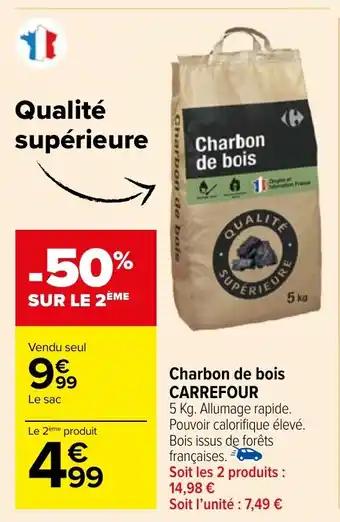 Charbon de bois CARREFOUR