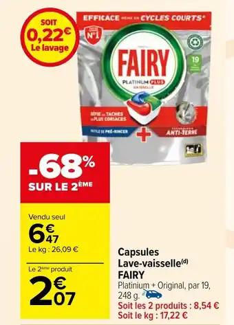 Capsules Lave-vaisselle(d) FAIRY
