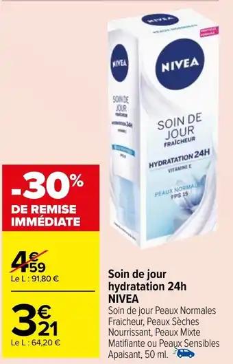 Soin de jour hydratation 24h NIVEA