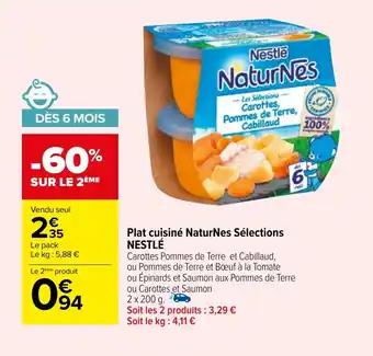 Plat cuisiné NaturNes Sélections NESTLÉ