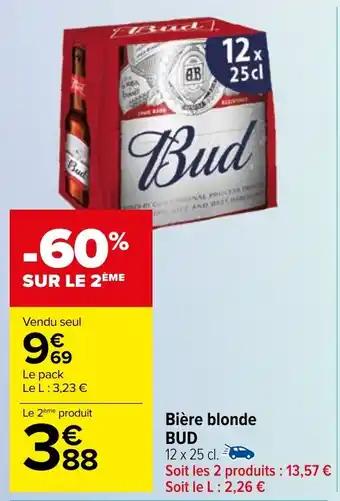 Bière blonde BUD