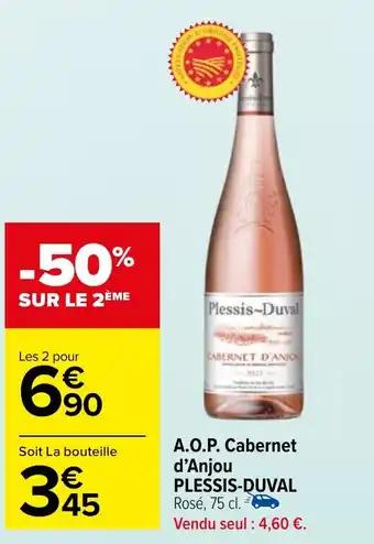 A.O.P. Cabernet d'Anjou PLESSIS-DUVAL