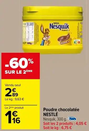 Poudre chocolatée NESTLÉ