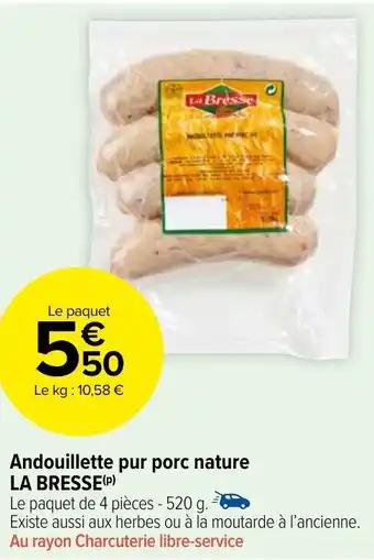 Andouillette pur porc nature LA BRESSE (P)