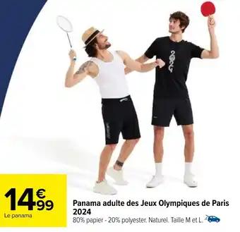 Panama adulte des Jeux Olympiques de Paris 2024