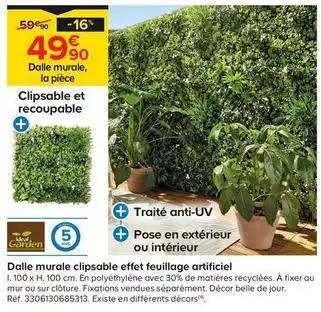 Promotion Exclusives de Dalle murale : Découvrez l'Offre incontournable