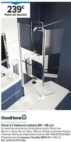 Goodhome - paroi à l'italienne ledava