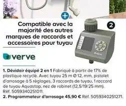 Verve - programmateur d'arrosage