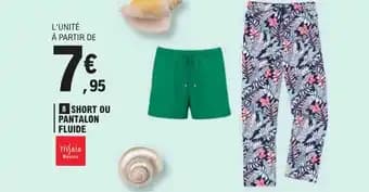 SHORT OU PANTALON FLUIDE