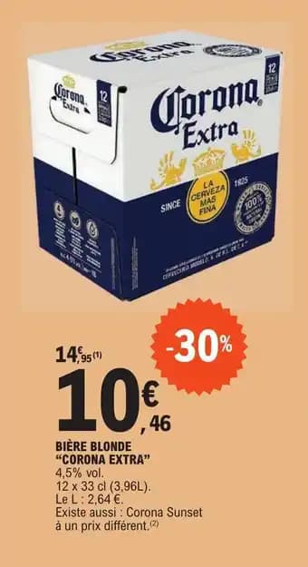 BIÈRE BLONDE "CORONA EXTRA" 4,5% vol.