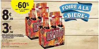 BIÈRE AROMATISÉE À LA CACHAÇA, AUX FRUITS ROUGES ET AU GUARANA "DESPERADOS RED"