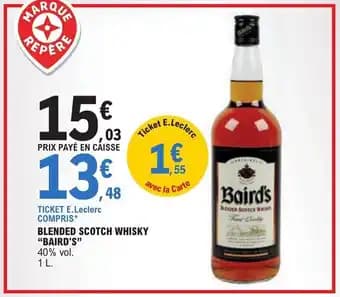 Promotion Exclusives de Baird's : Découvrez l'Offre incontournable