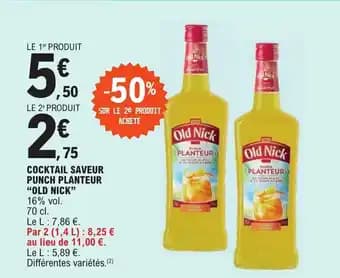 PUNCH PLANTEUR "OLD NICK"