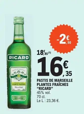 PASTIS DE MARSEILLE PLANTES FRAÎCHES "RICARD"