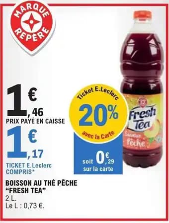 Promotion Exclusives de Fresh tea : Découvrez l'Offre incontournable