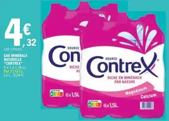 EAU MINÉRALE NATURELLE "CONTREX"