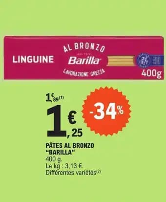 PÂTES AL BRONZO "BARILLA"