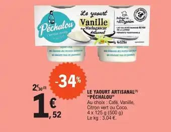 LE YAOURT ARTISANAL(1) "PÉCHALOU"