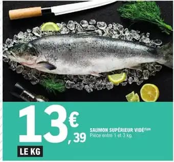 SAUMON SUPÉRIEUR VIDÉ(5)(8)