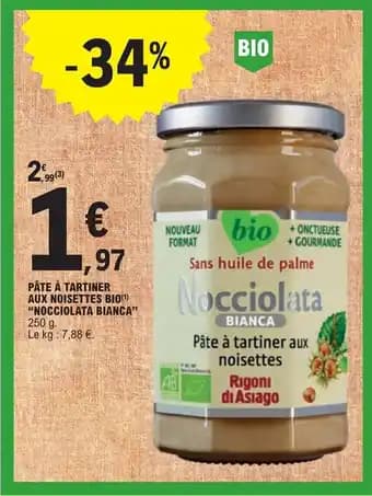 Promotion Exclusives de Nocciolata : Découvrez l'Offre incontournable