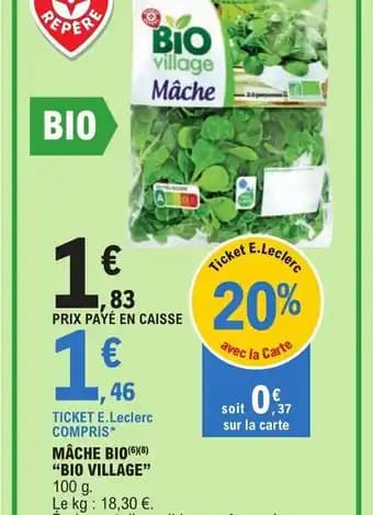 MÂCHE BIO(6)(8) "BIO VILLAGE"