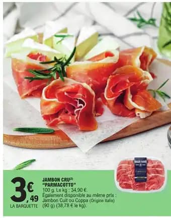 JAMBON CRU(2) "PARMACOTTO"