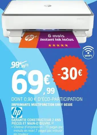 IMPRIMANTE MULTIFONCTION ENVY 6030E