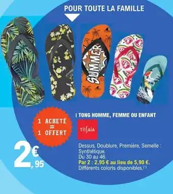 I TONG HOMME, FEMME OU ENFANT