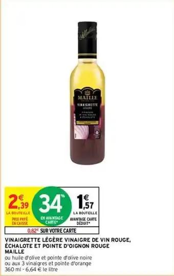 Maille - vinaigrette légère vinaigre de vin rouge