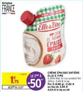 Elle & vire - crème épaisse entière