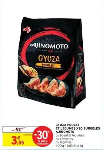 Ajinomoto - gyoza poulet et légumes surgelés
