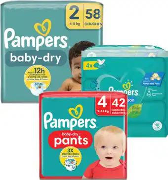 PAMPERS * SUR UNE SELECTION DE COUCHES, PANTS ET LINGETTES