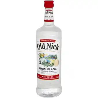 OLD NICK Rhum blanc traditionnel des Antilles
