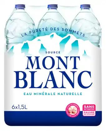 MONT BLANC Eau minérale naturelle