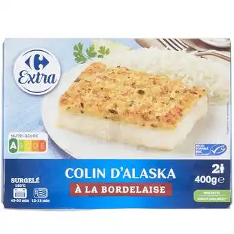 CARREFOUR EXTRA Colin d'Alaska cuisiné surgelé