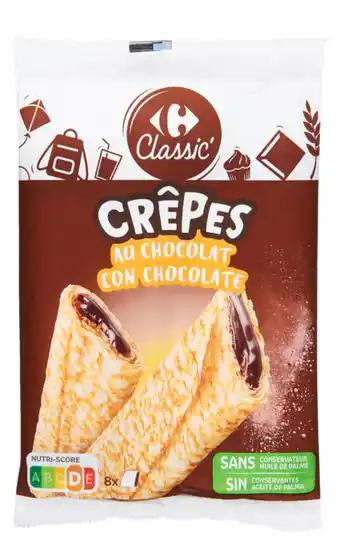 CARREFOUR CLASSIC' Crêpes fourrées chocolat