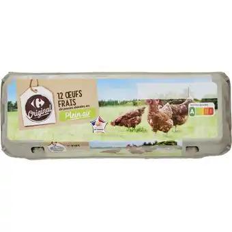 CARREFOUR ORIGINAL Œufs de poules élevées en Plein Air