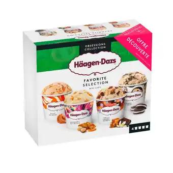 HÄAGEN-DAZS Mini Cups surgelées Favorite Sélection Offre Découverte