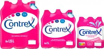 CONTREX SUR TOUS LES PACKS D'EAU NATURE ET BOUTEILLES AROMATISÉES