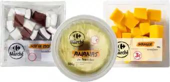 CARREFOUR LE MARCHE SUR TOUS LES FRUITS ET LÉGUMES FRAIS DÉCOUPÉS