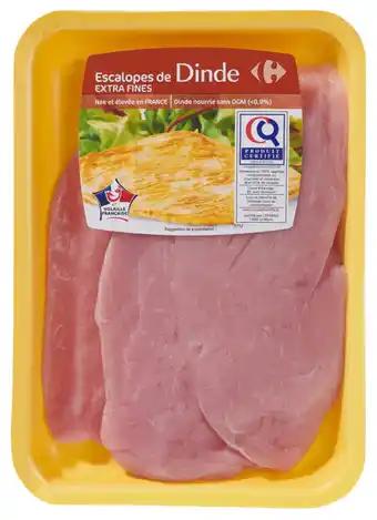 CARREFOUR Escalopes de dinde