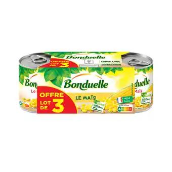 BONDUELLE Le Maïs Offre Lot de 3